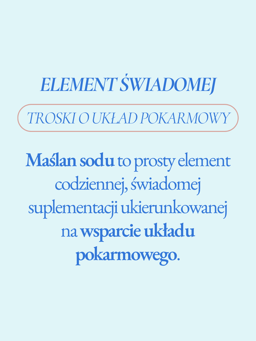 Maślan sodu - GLOE - 2