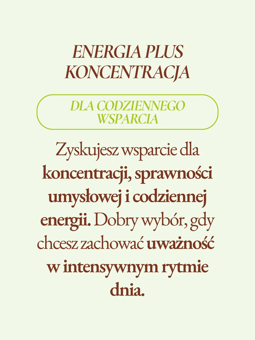 Energia plus koncentracja - formuła ziołowa - 2